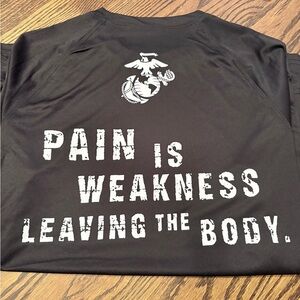 Black Marines Motivational Men's Shirt